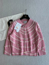 Chanel 25P Cardigan Pink Mix White Cashmere 229516